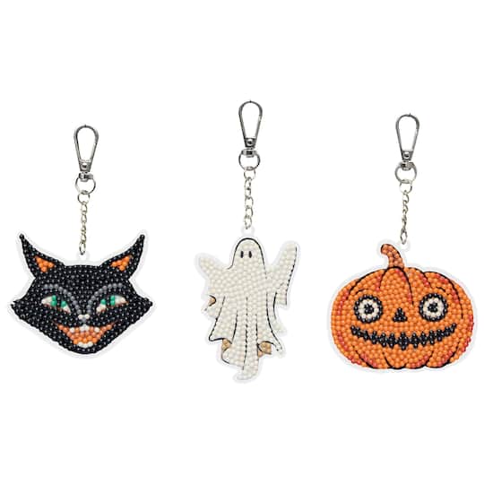 Halloween Icons Diamond Art Keychain Kit by Make Market®